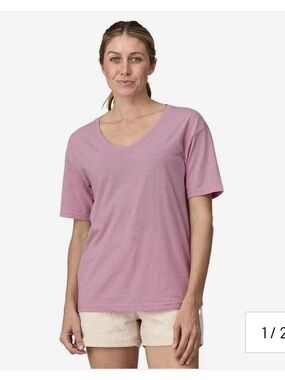 Patagonia Women's Mainstay Top in Milkweed Mauve
